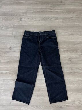 Uniqlo JWA Men's Dark Black Relaxed Jeans